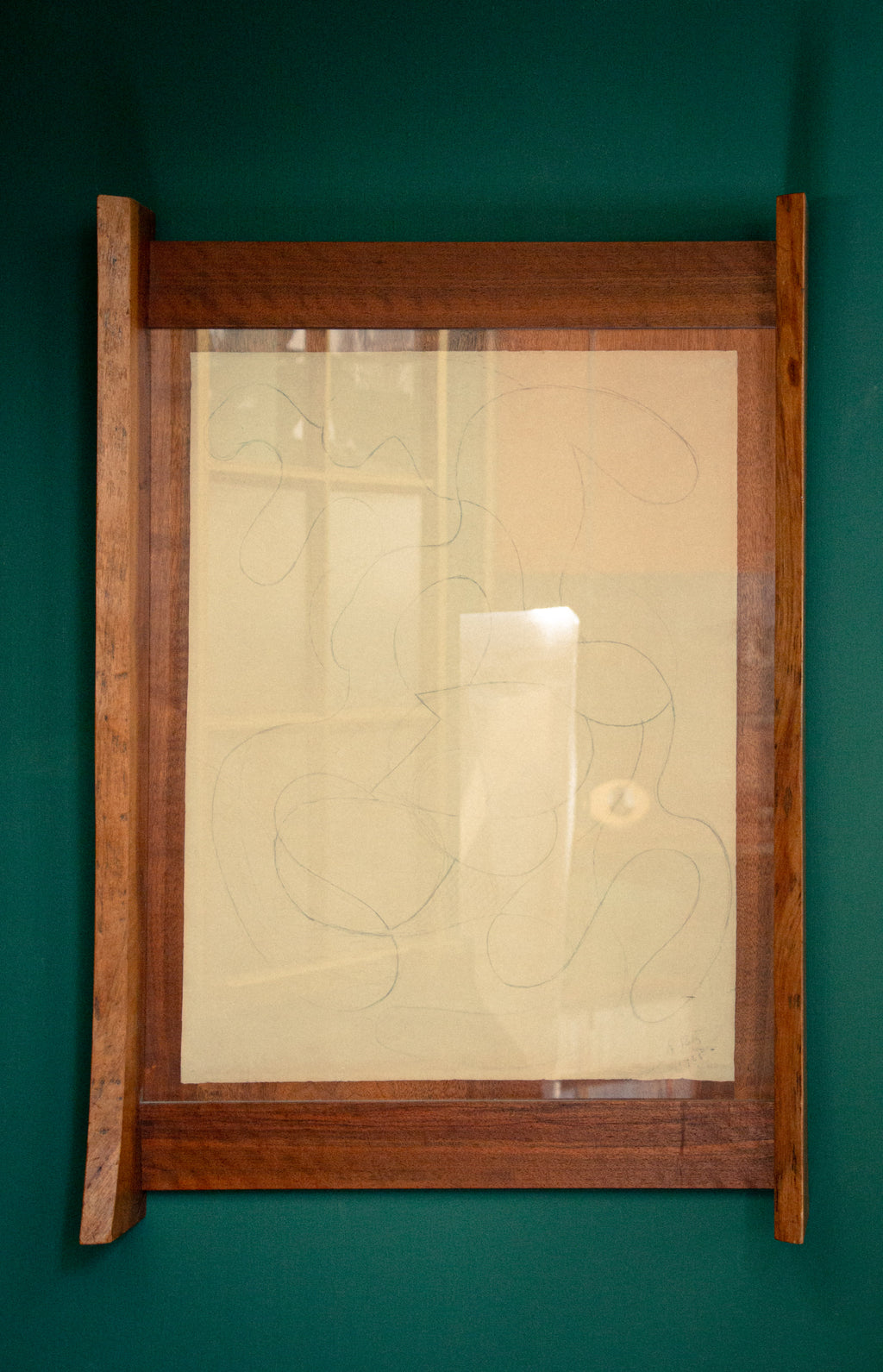 Very Beautiful and Rare Frame signed George Nakashima, 1960