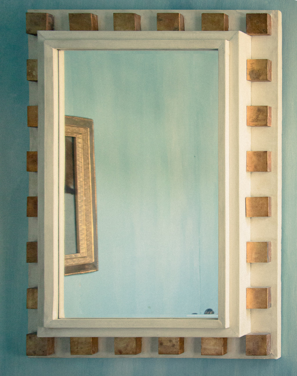 Magnificent 1940s mirror, a unique piece with its original mirror.
