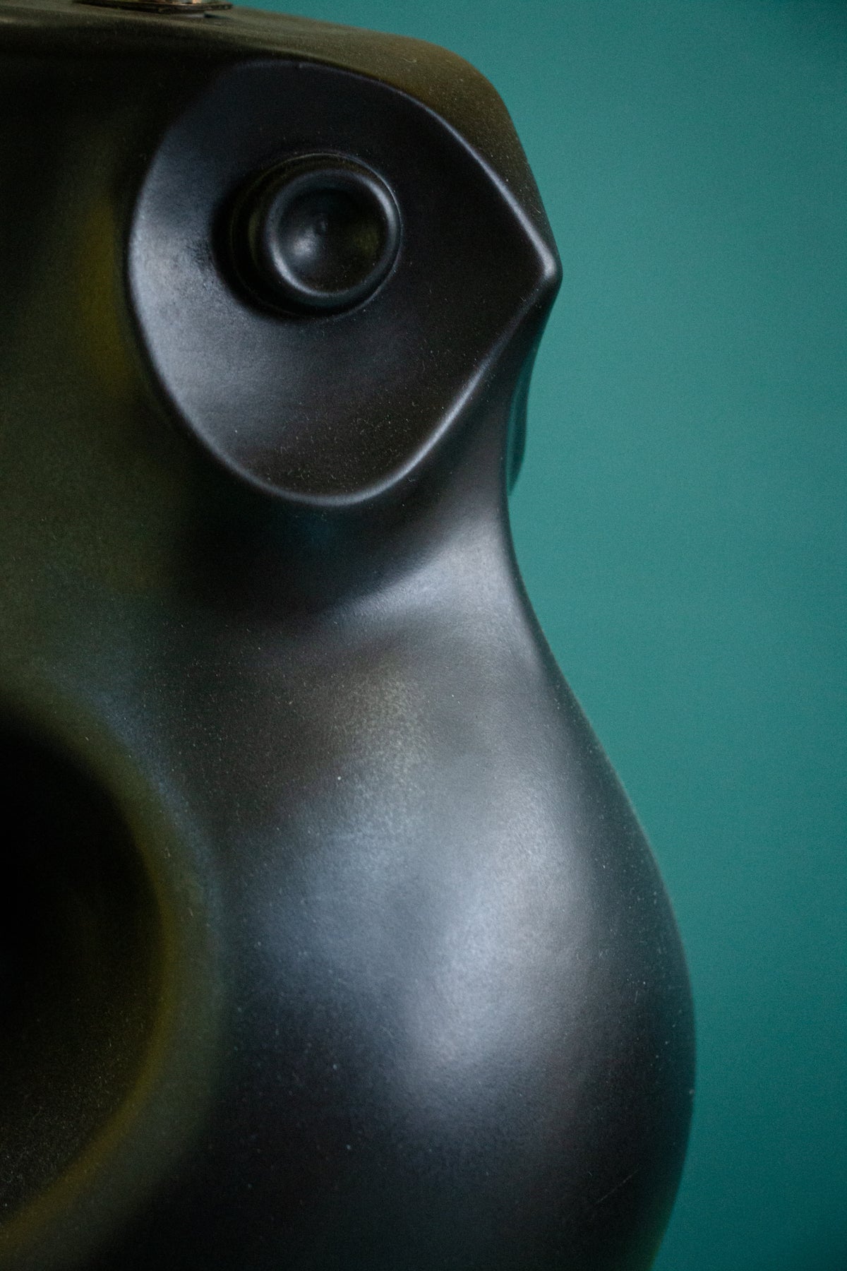 Beautiful 1950s Owl ceramic piece, signed 'HO'