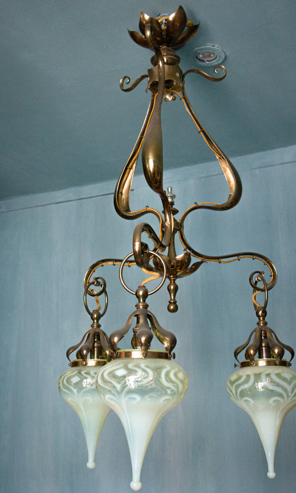 Rare important William Arthur Smith Benson Chandelier, 19th century