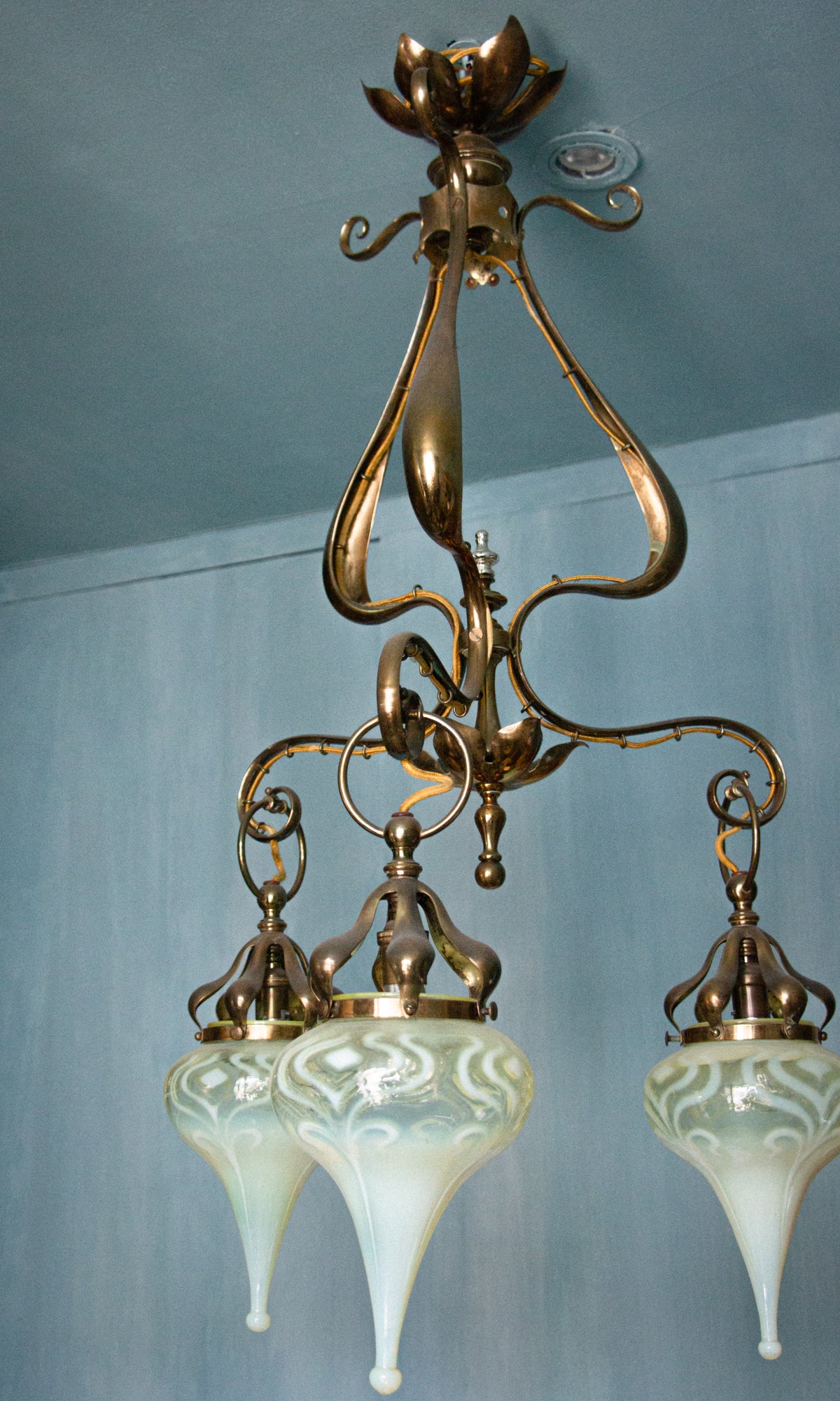 Rare important William Arthur Smith Benson Chandelier, 19th century