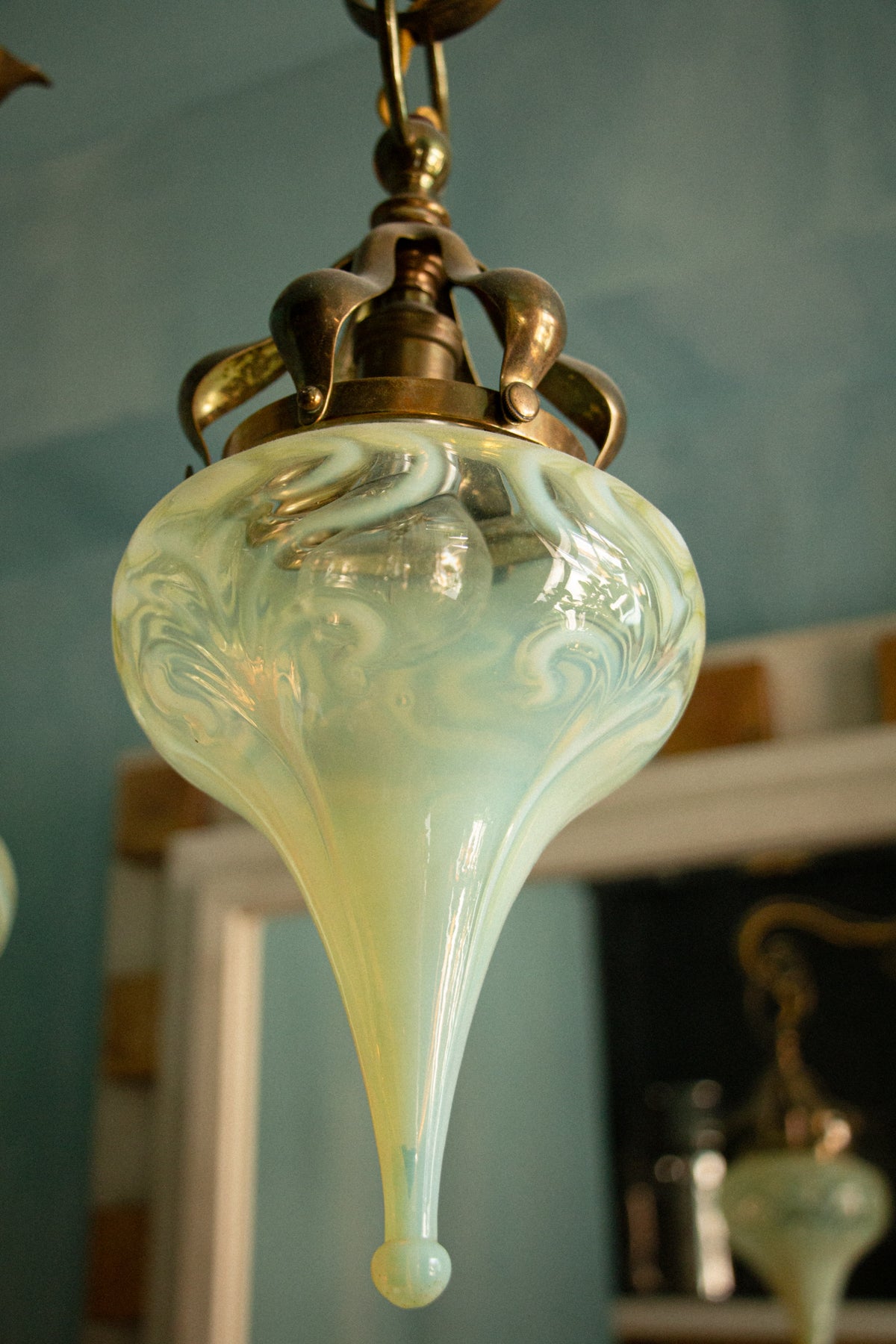 Rare important William Arthur Smith Benson Chandelier, 19th century