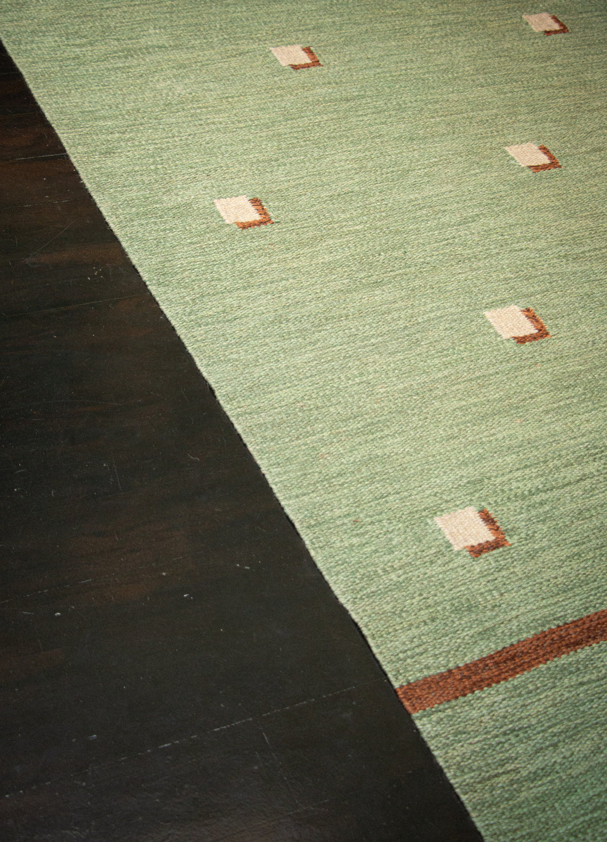 Beautiful 1930s Art Deco rug, unique piece, anonymous, Sweden