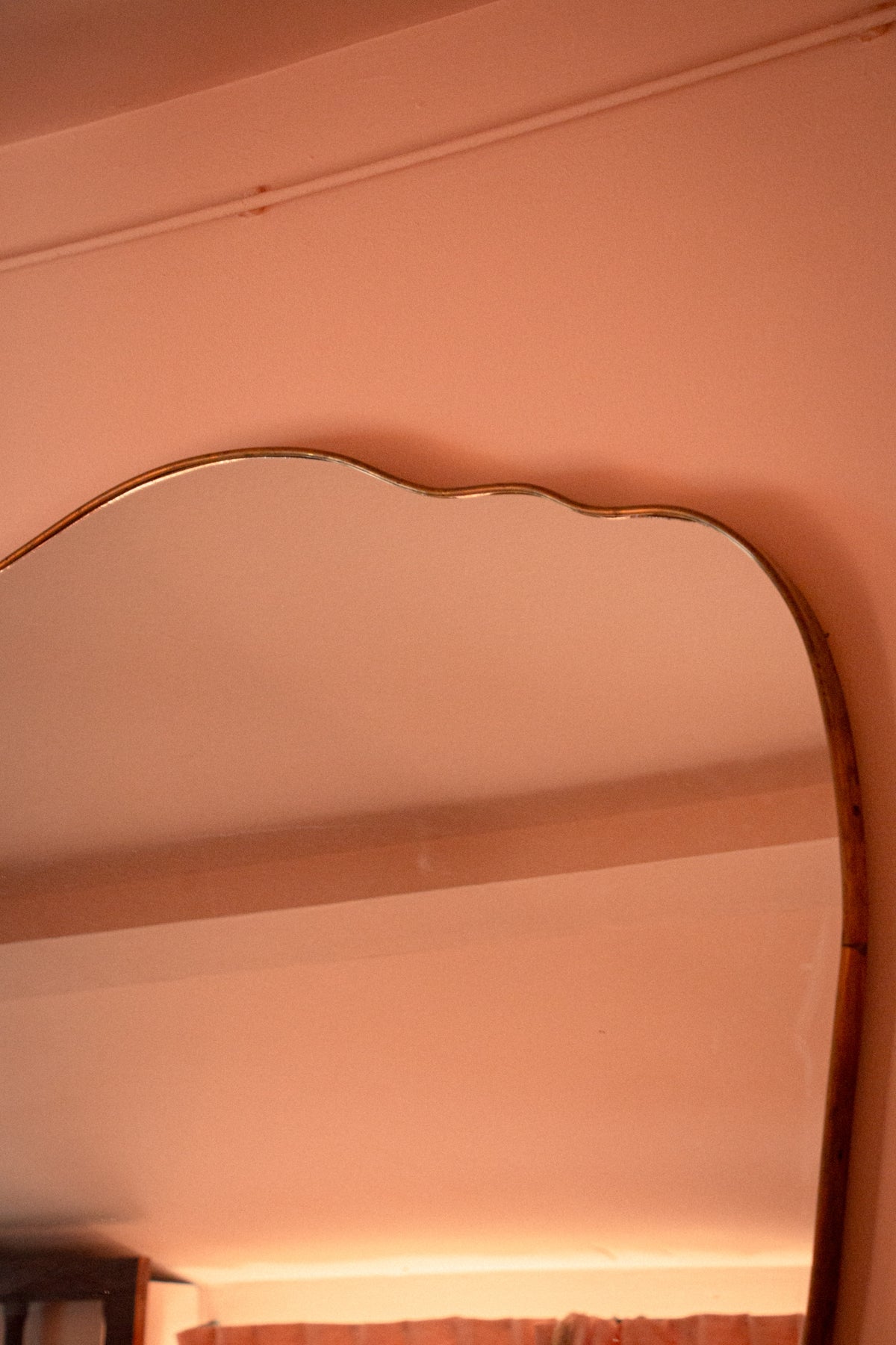 Magnificent Large Freeform Mirror, 1950
