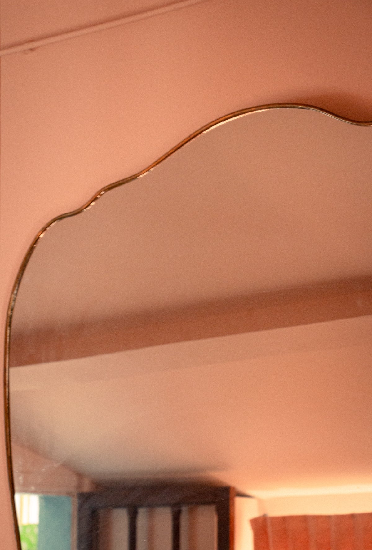 Magnificent Large Freeform Mirror, 1950