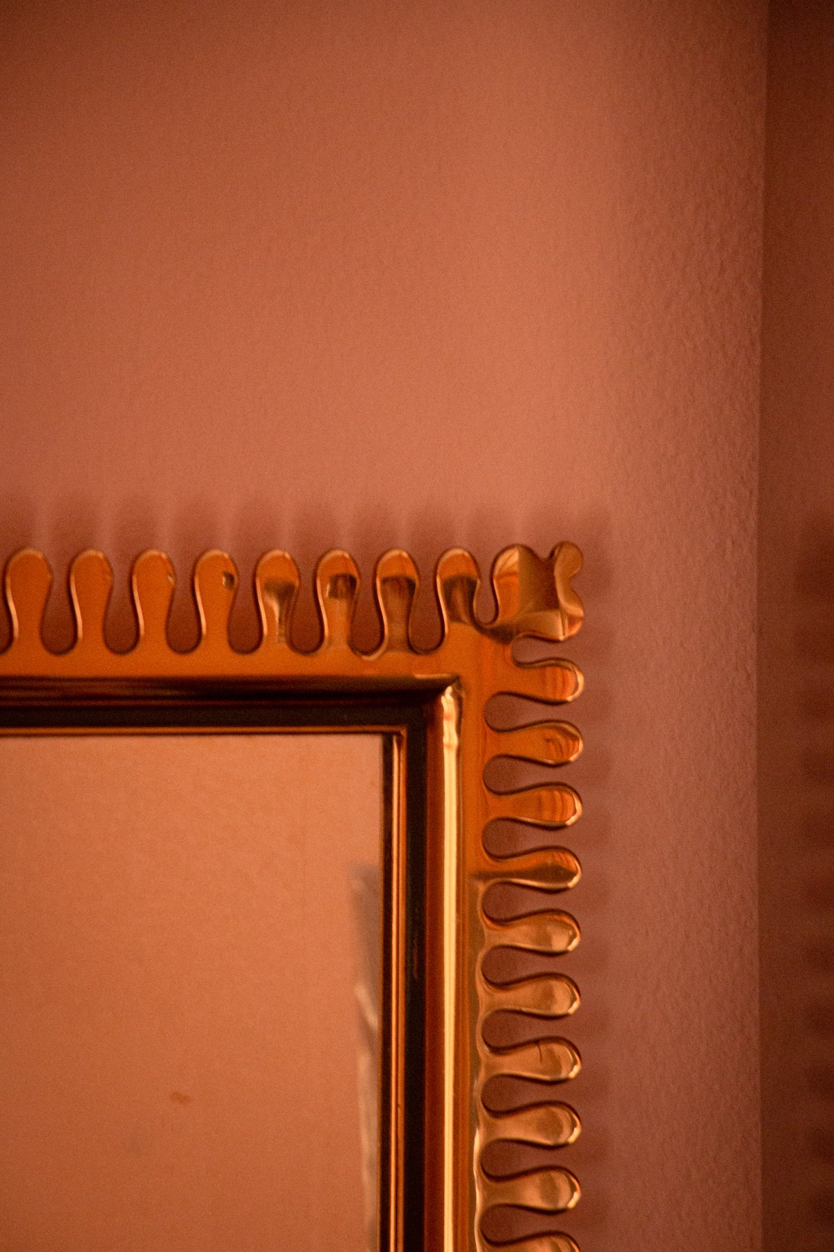 Very Beautiful Swedish Mirror by Estrid Ericson, 1950