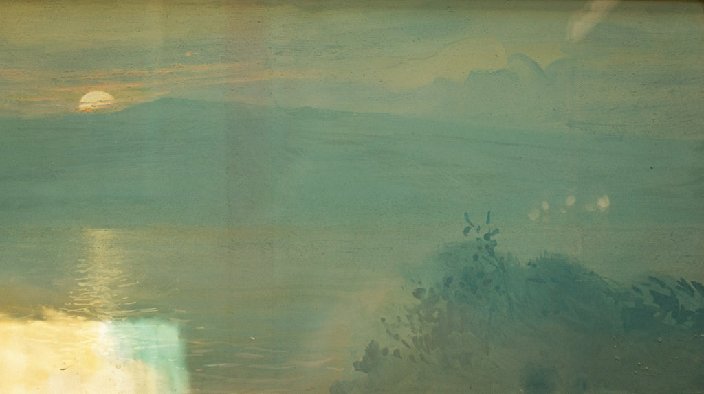 Very Beautiful Large 19th Century Watercolour, Original