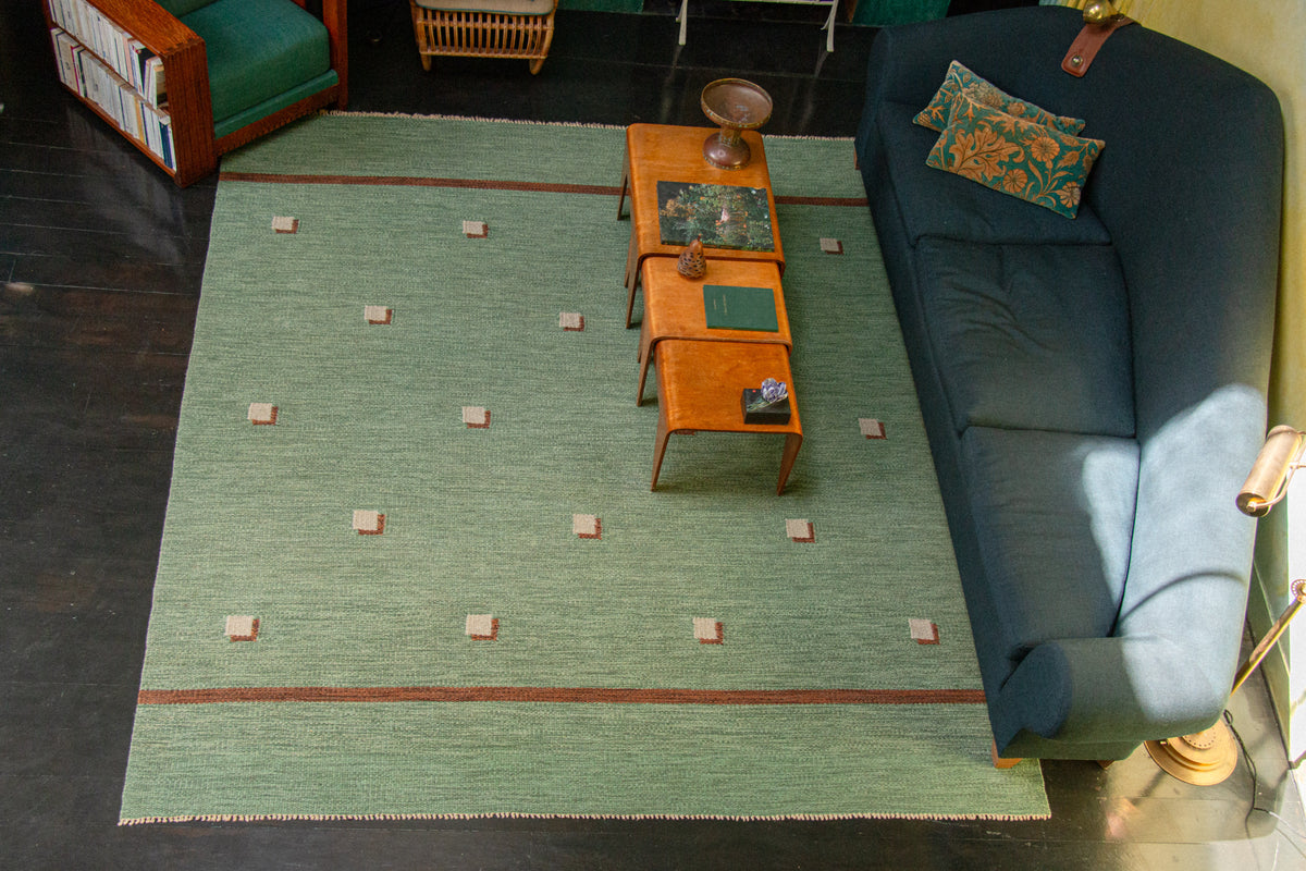Beautiful 1930s Art Deco rug, unique piece, anonymous, Sweden