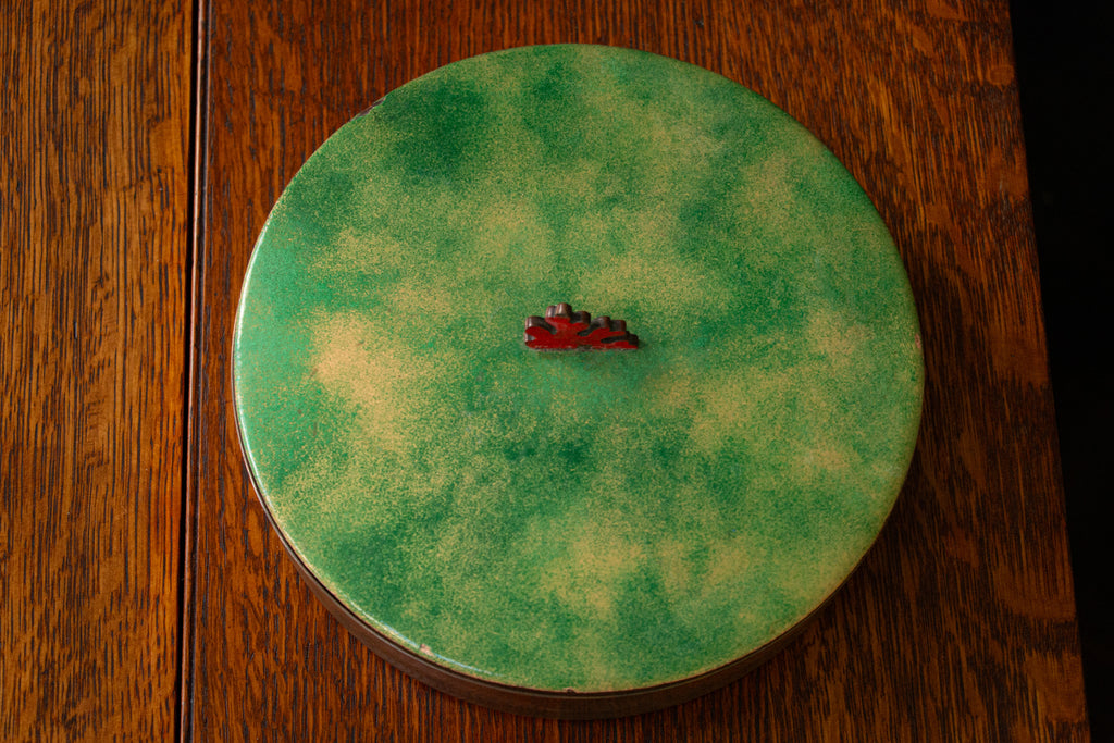 Coral-decorated enamel box by Paolo De Poli