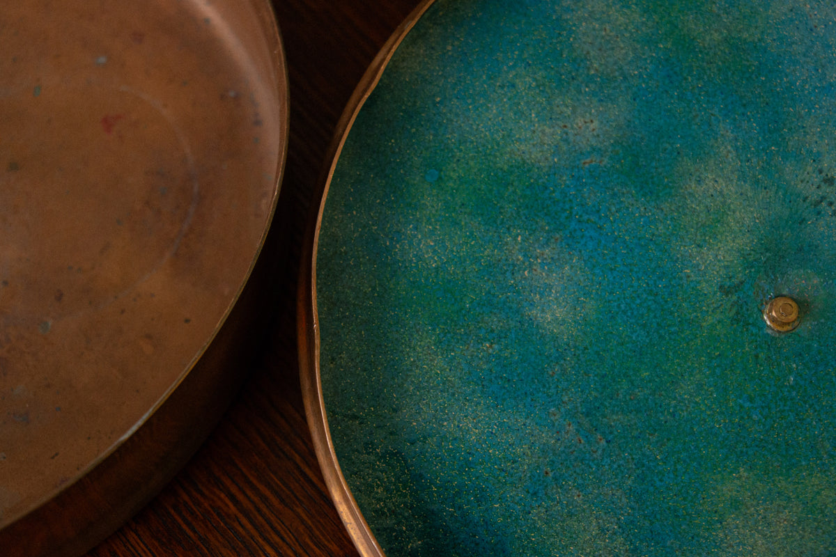 Coral-decorated enamel box by Paolo De Poli