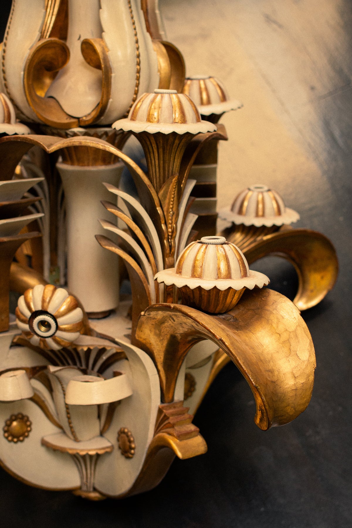 Chandelier Dagobert Pêche, 1920