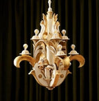 Chandelier Dagobert Pêche, 1920