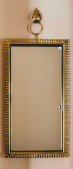 Very Beautiful Swedish Mirror by Estrid Ericson, 1950